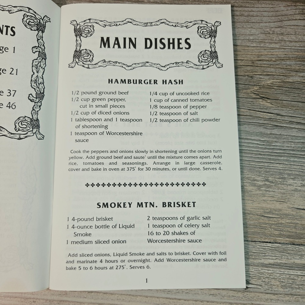 Nashville & Great Smoky Mountains Cookbook Set Pearlie B Scott Southern Recipes - Picture 9 of 12